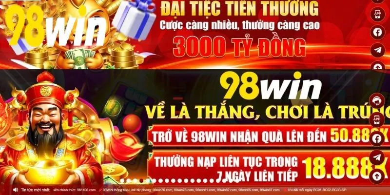 Hướng dẫn Tải App 98Win