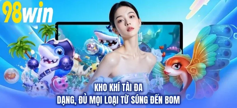 Kho khí tài đa dạng, đủ mọi loại từ súng đến bom