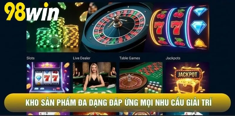 Kho sản phẩm đa dạng đáp ứng mọi nhu cầu giải trí